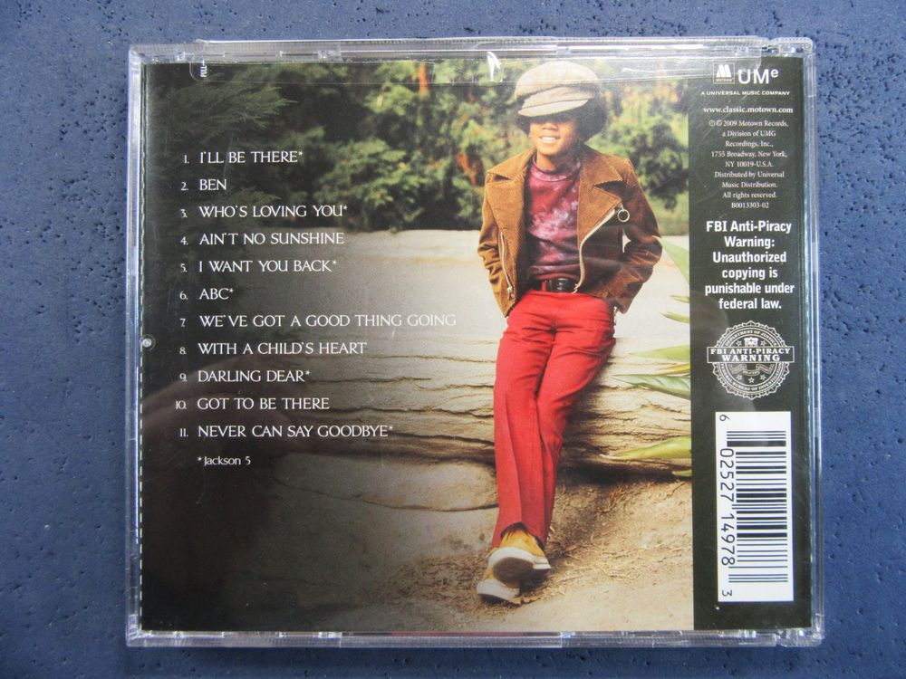 CD MICHAEL JACKSON THE STRIPPED MIXES I'LL BE THERE, BEN Kaufen auf