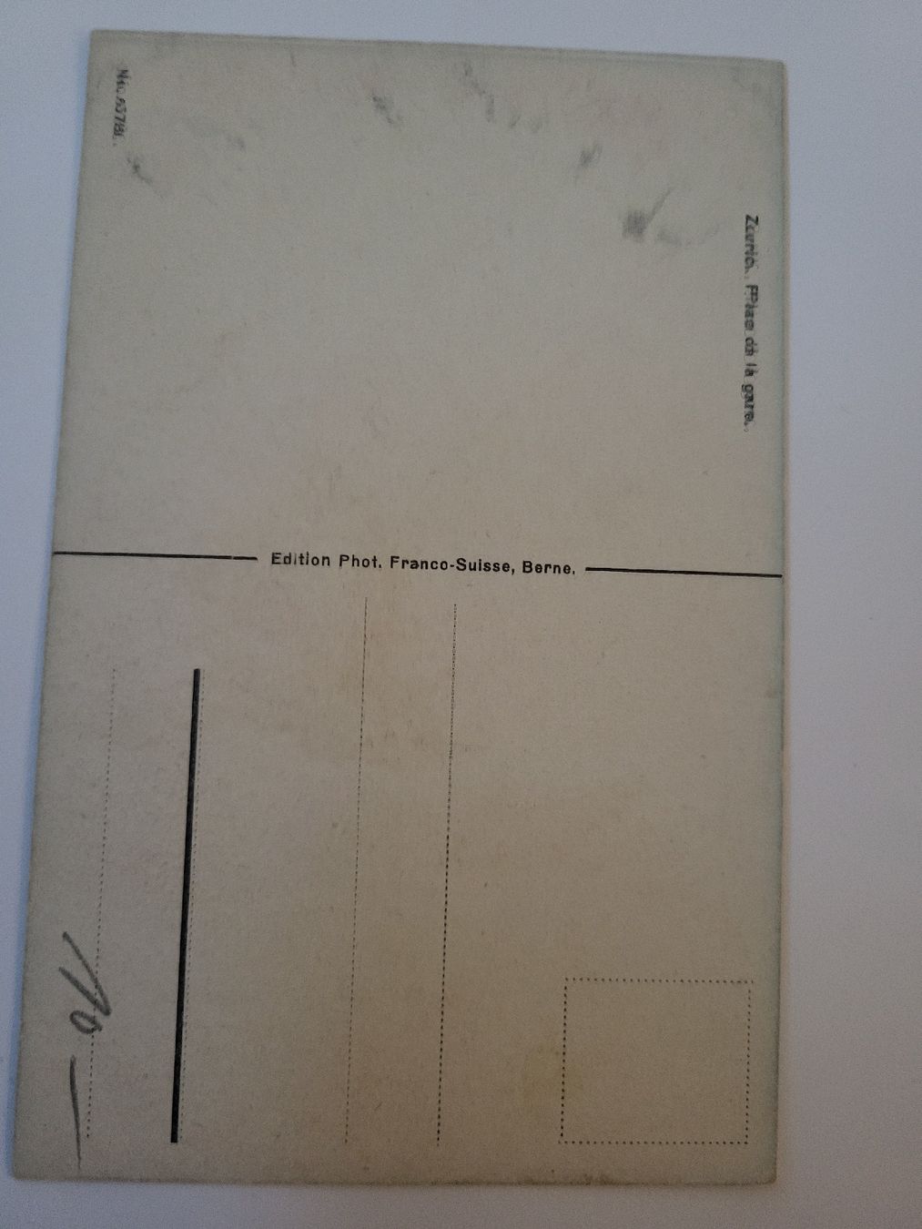 Cartes postales: Ansichtskarte Zuerich Bahnhofplatz RN – D'occasion à nunningen par mic_88k2 1