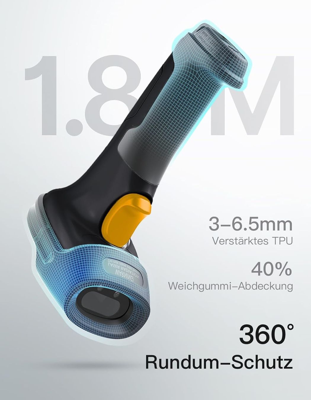 Scanneurs: Inateck 2D Barcode Scanner Bluetooth Wireless BCST-72 – Neuf avec emballage d'origine à Suhr par SchnapperCH 3