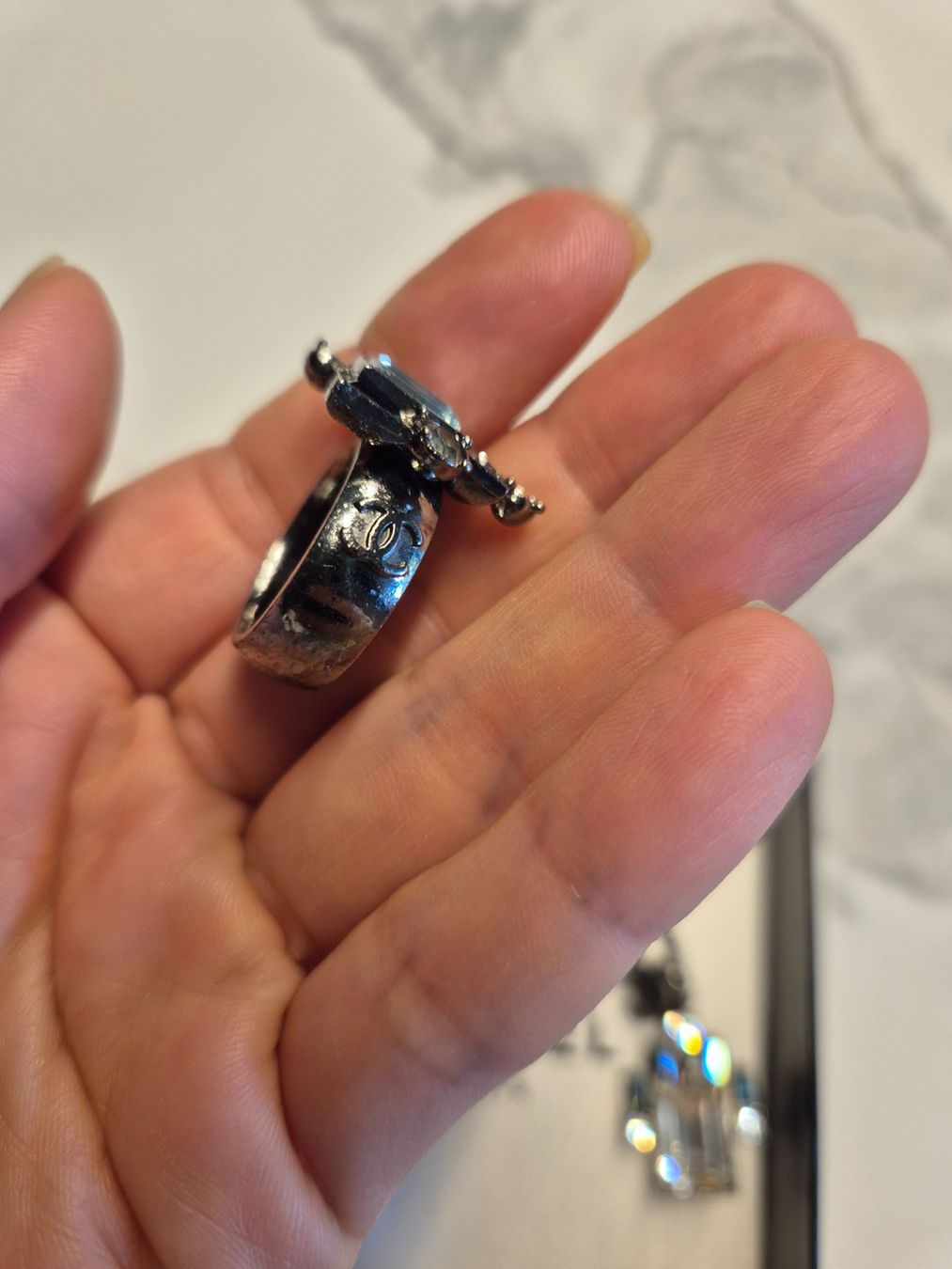 Chanel Sonstiger Schmuck: CHANEL Earrings & Ring Set – Gebraucht aus Winterthur von geo_kt7l 8