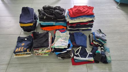 Grosses Keiderpaket 122/128 - 4 Jahreszeiten