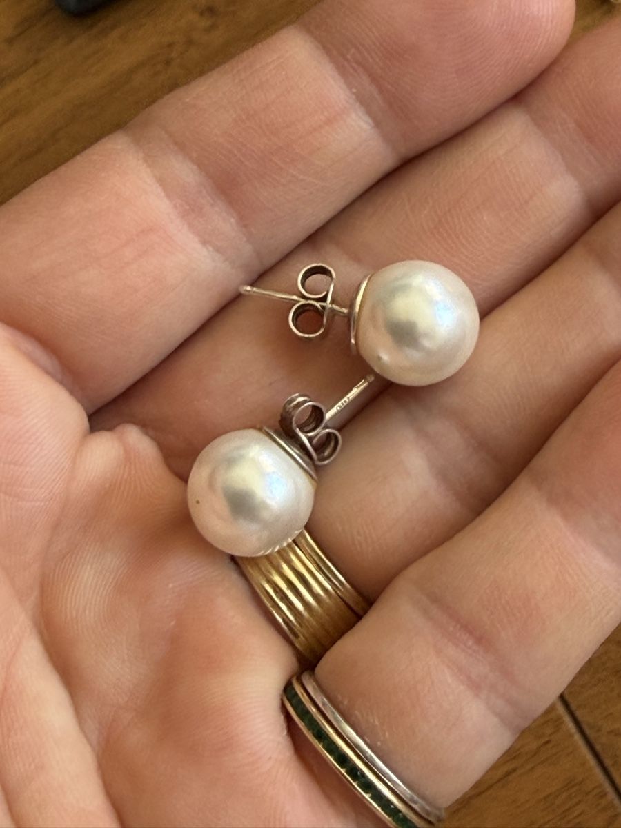 Boucles d'oreille: Orecchini con perle argento 925 – D'occasion à Cademario par Iby_30 5