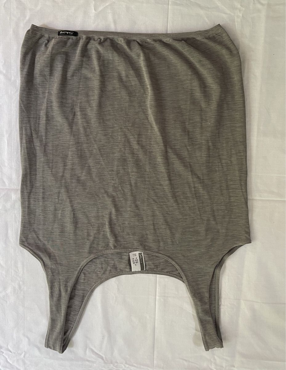 Top: Top estivo di viscosa argento-M/L – Nuovo (secondo la descrizione) da Gordevio venduto da LanaZimm 1