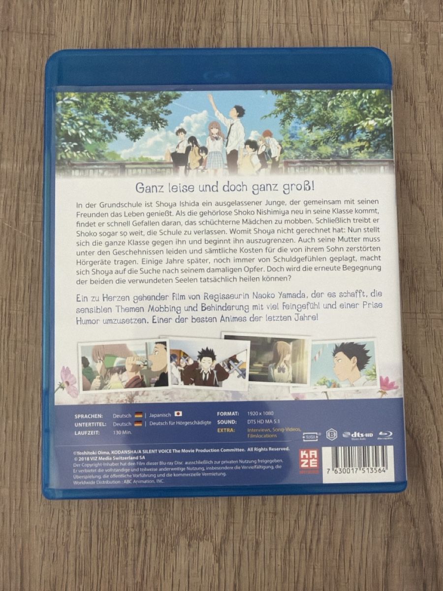 Tutti i DVDs: A Silent Voice (2016) BluRay – Usato da Hagendorn venduto da masterchieff 1