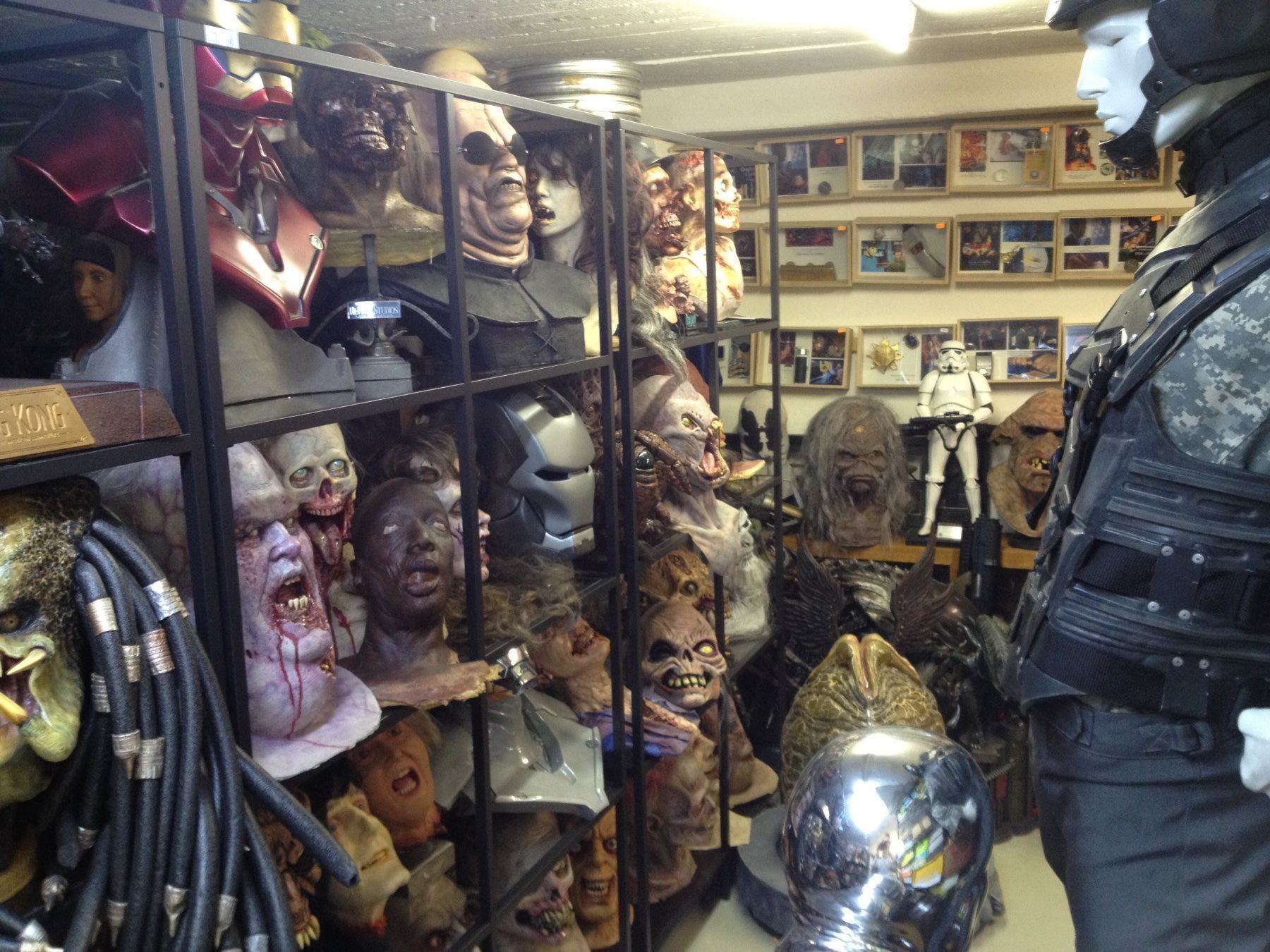 Masken: 1:1 Zombie Maske Büste Walking Dead – Gebraucht aus Schlieren von Moviepropde 3