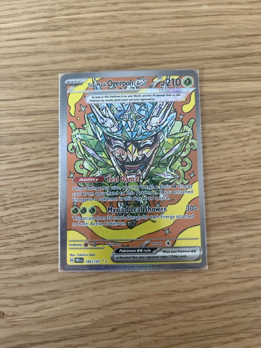 Pokémon Carte collezionabili: Teal Mask Ogerpon ex 145/131 – Nuovo (secondo la descrizione) da Wettingen venduto da Saurier97