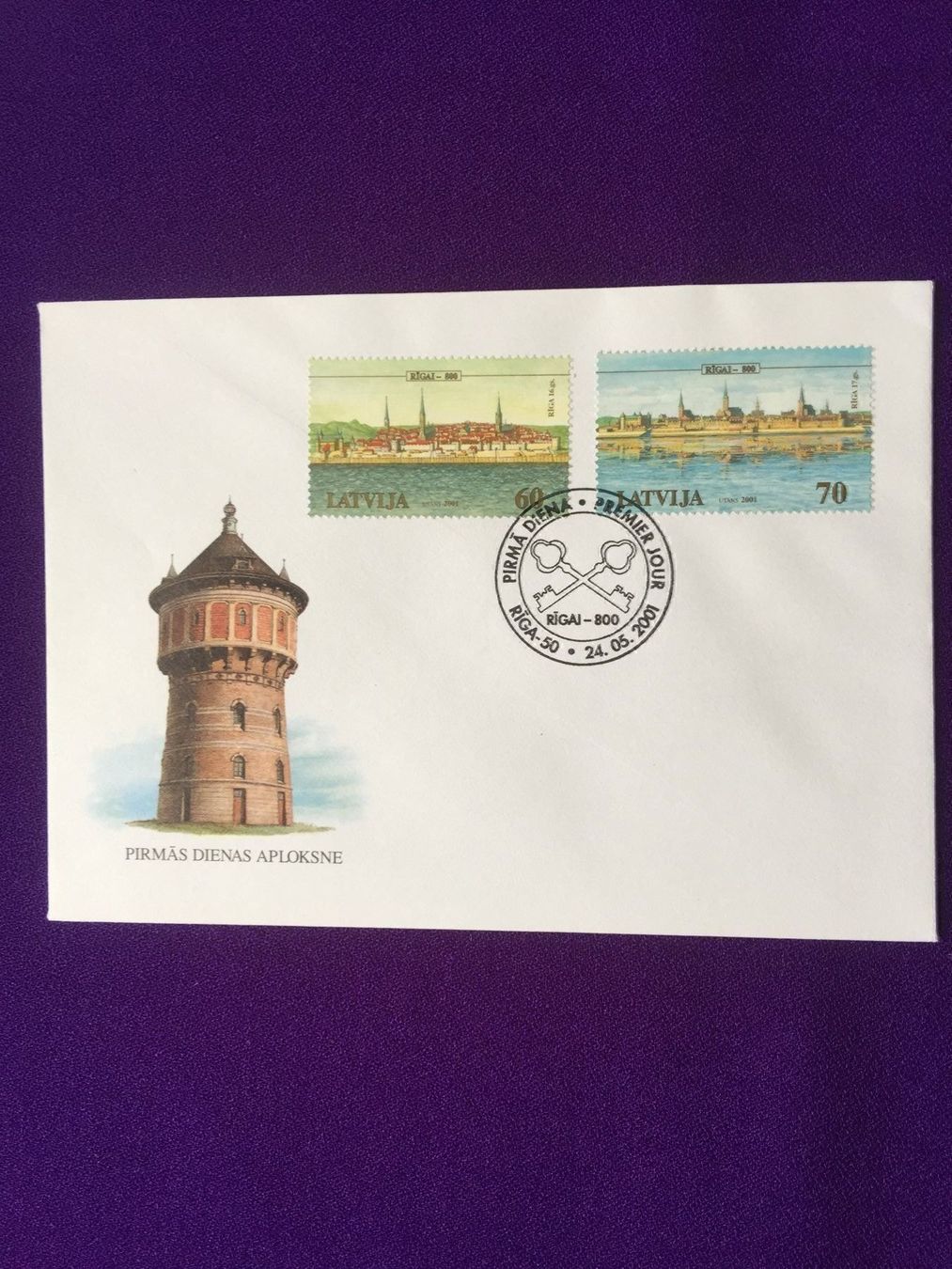 Alle Briefmarken: Briefmarken von Lettland – Gebraucht aus Zürich von Linthi1 2