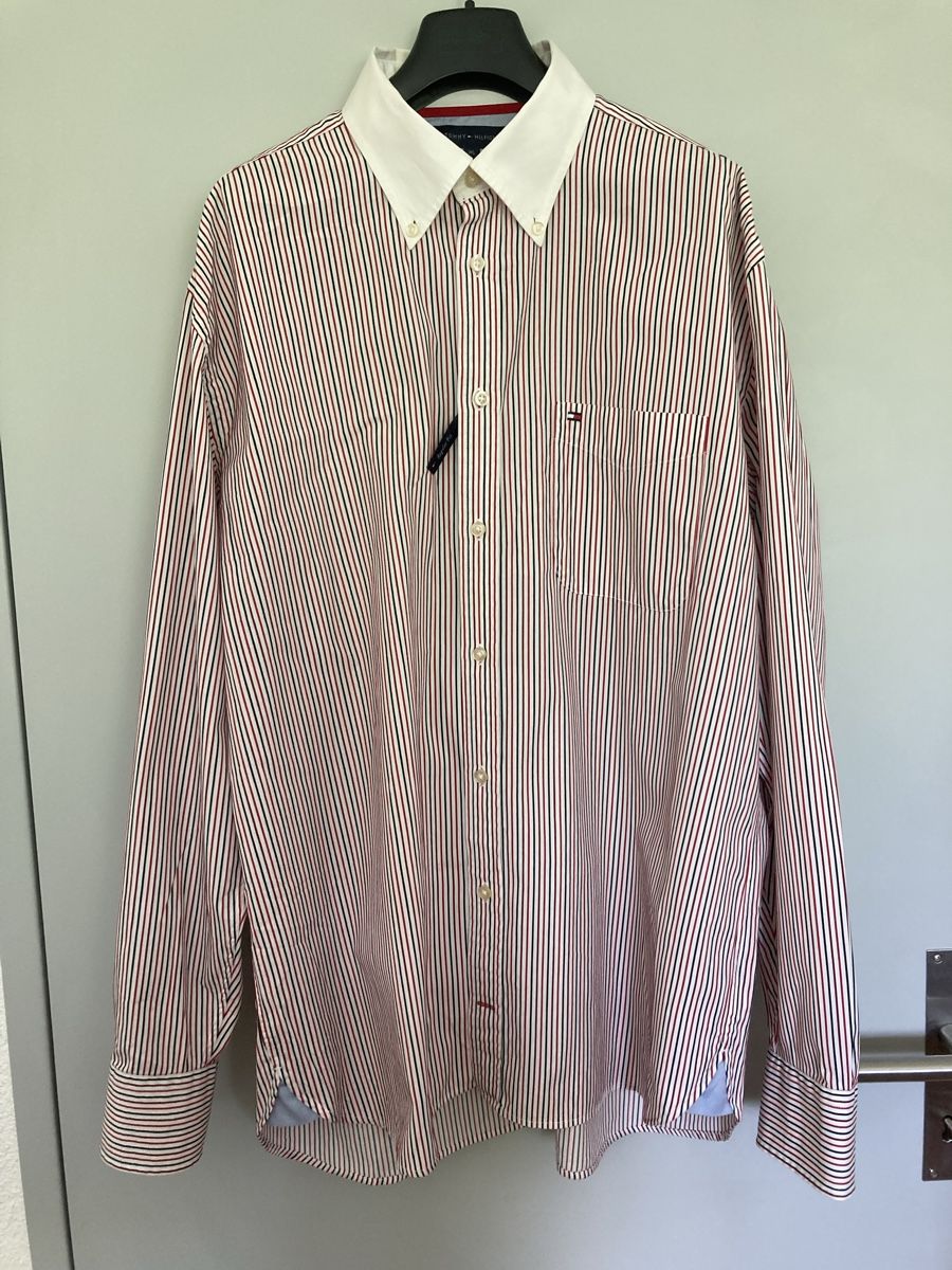 Tommy Hilfiger Camicie: Tommy Hilfiger Herren-Hemd, Gr. XL – Usato da Schlieren venduto da cotopaxi06