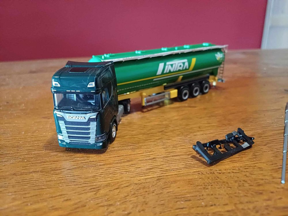 HERPA, INGO WILKE, Zement Eutersilo-LKW, MAN TGK XLX, 1:87 H0, NEU EUR