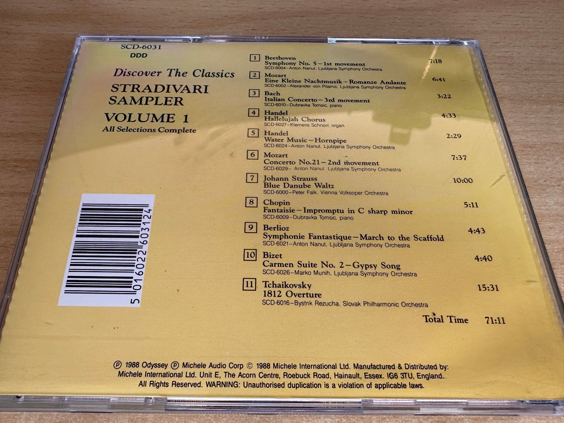 CD: J0 Various – Stradivari Sampler Volume 1 – Usato da Rikon im Tösstal venduto da Alpenmutz 1