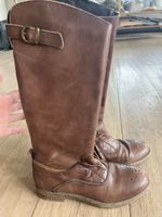 Damen Stiefel Leder braun Grösse 36 gebrauchter Zustand 
