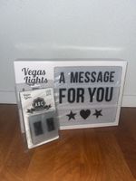 LED Message Box mit Buchstaben