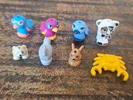 lego  figurines  lot de 8 animaux
