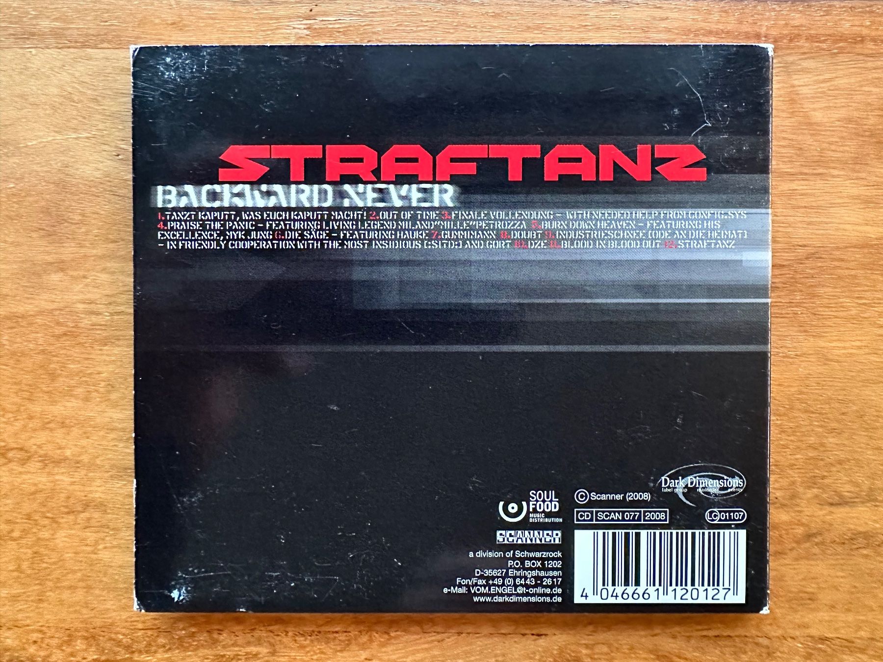 CDs: Straftanz ‎– Forward Ever, Backward Never! – Gebraucht aus Horgen von flyingpenguin2000 2