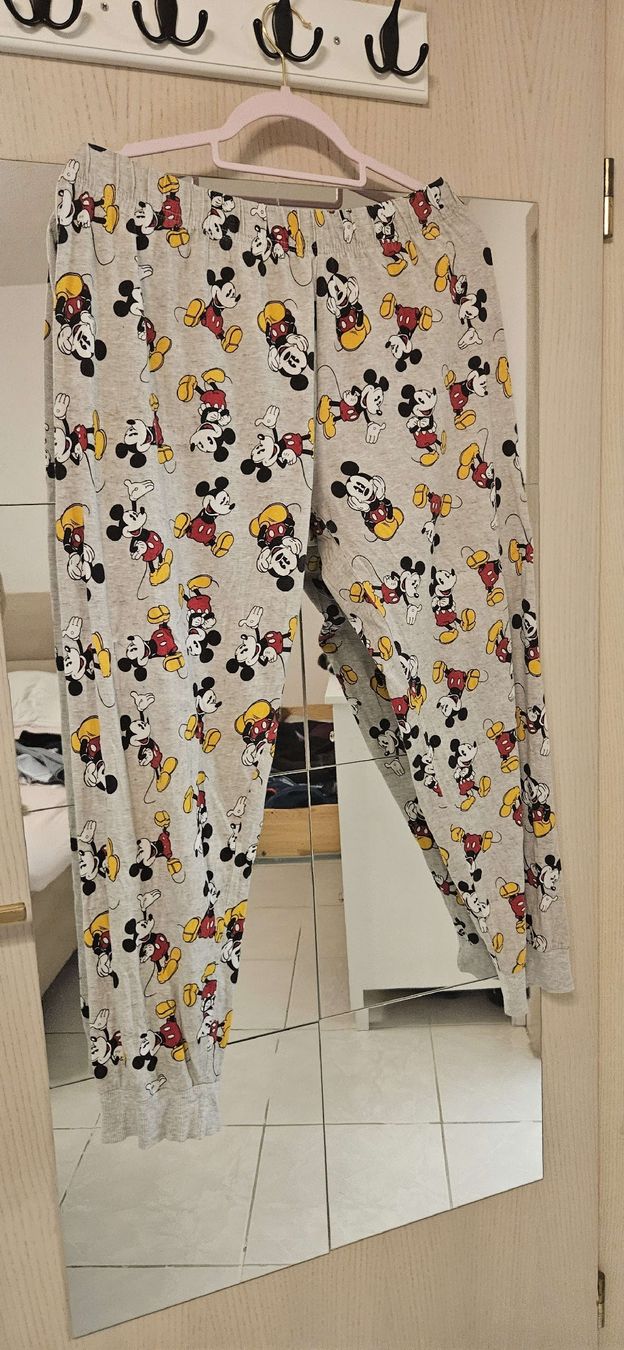 Negligees & Pigiami: Disney Mickey Mouse Pyjamahose grau gr L – Usato da Schlieren venduto da Disneylover 2
