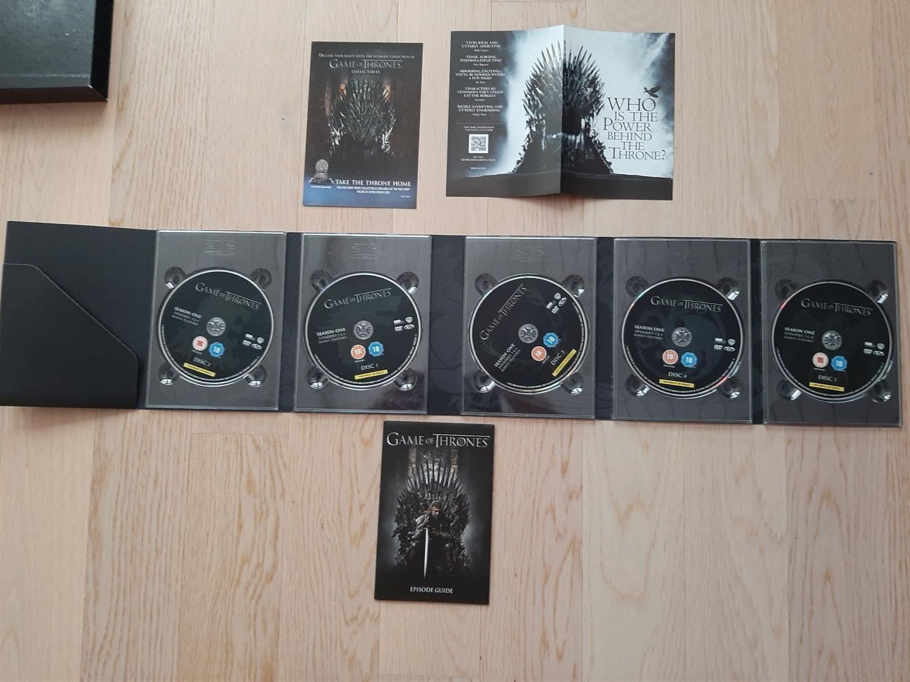 Tutti i DVDs: Game of Thrones Complete First Season – Usato da Affoltern am Albis venduto da Sabinezc 3