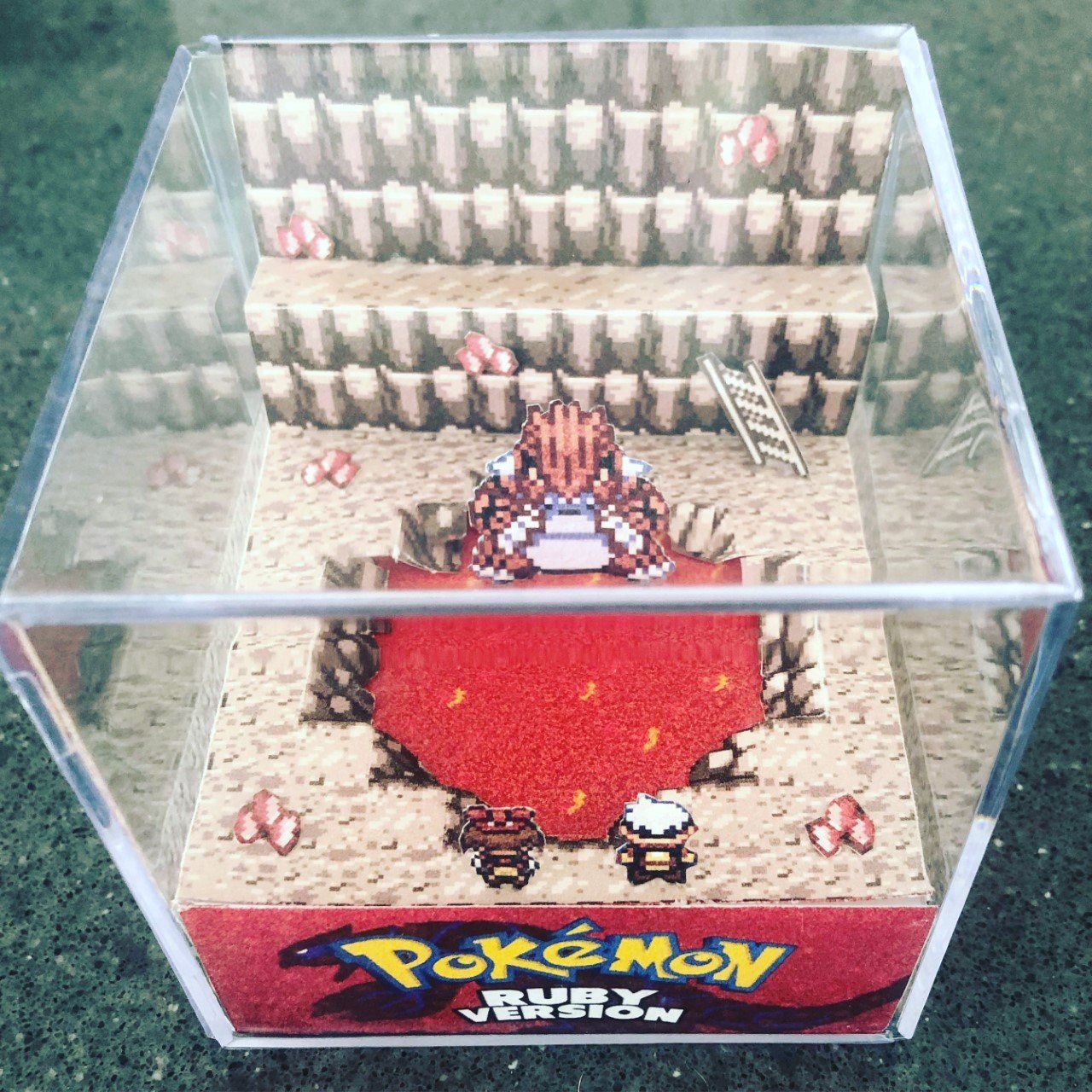 Pokémon Figuren: Pokèmon Ruby Version Diorama 3D. HANDMADE – Gebraucht aus Ponte capriasca von TheCrash01 1