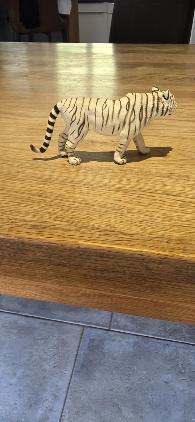 Schleich Giocattoli: Figurine tigre blanc Schleich – Usato da Wettingen venduto da dlililou 2