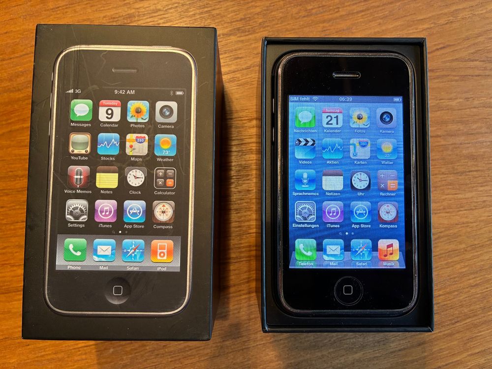 Original iPhone 3GS - Sammlerstück mit OVP und Zubehör! (Gebraucht) in ...