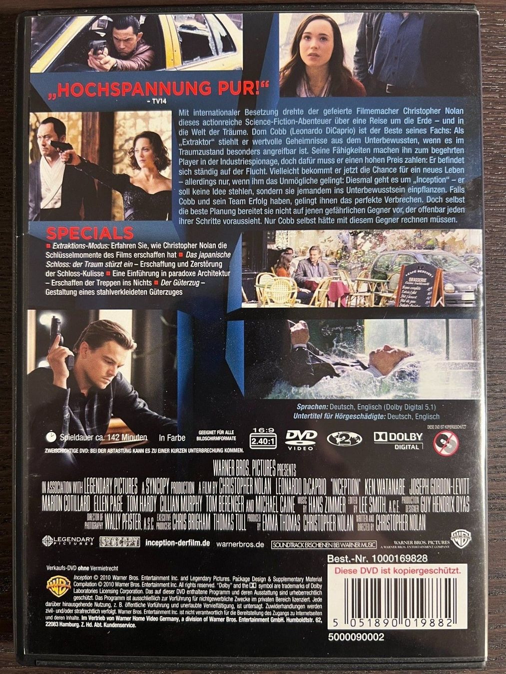 Alle DVDs: Inception – Gebraucht aus Zürich von FilmFreunde 1