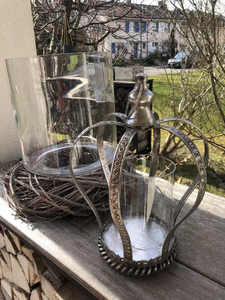 Candele: Krone/ Glas Deko – Usato da Winterthur venduto da Dasomesi