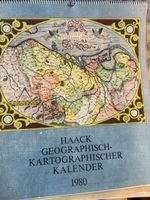 HAAACK Geographisch im m-Kartographischer Kalender 1980