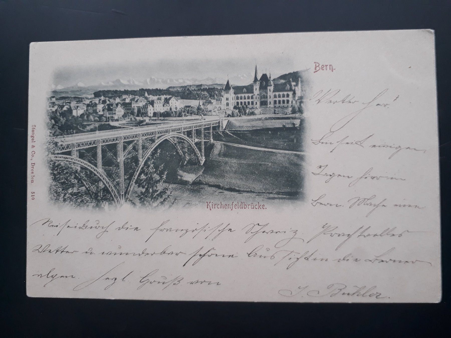 Cartoline postali: Bern, Kirchenfeldbrücke, ungelaufen – Usato da Herzogenbuchsee venduto da Herkules9
