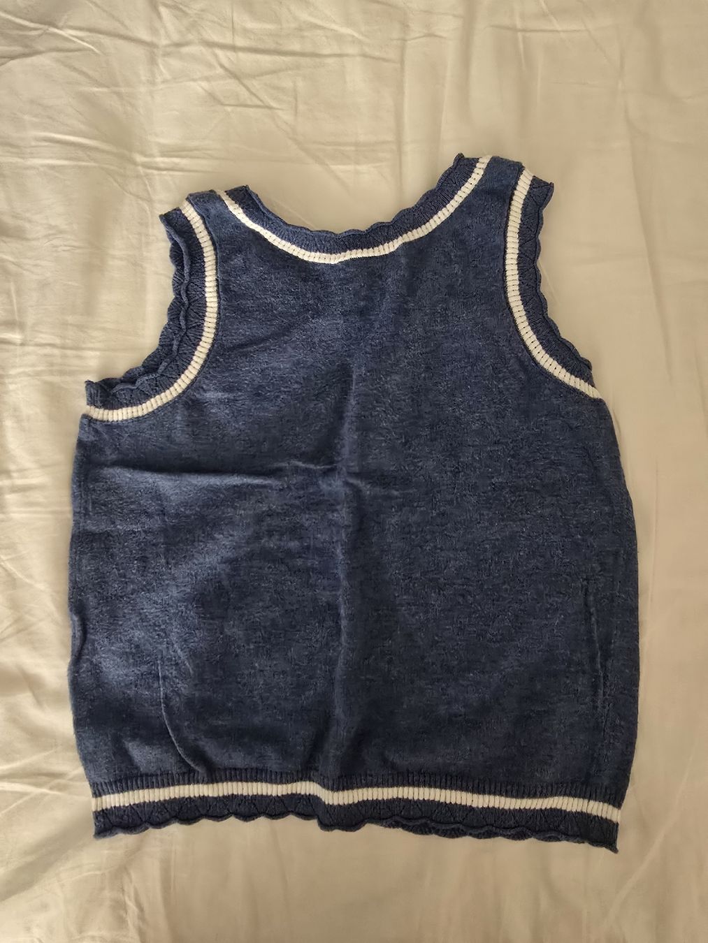 Bonpoint Camicette, T-shirt & Top: Charming Blue Bonpoint Knit Top – Usato da bern venduto da gsh_2w9d 1
