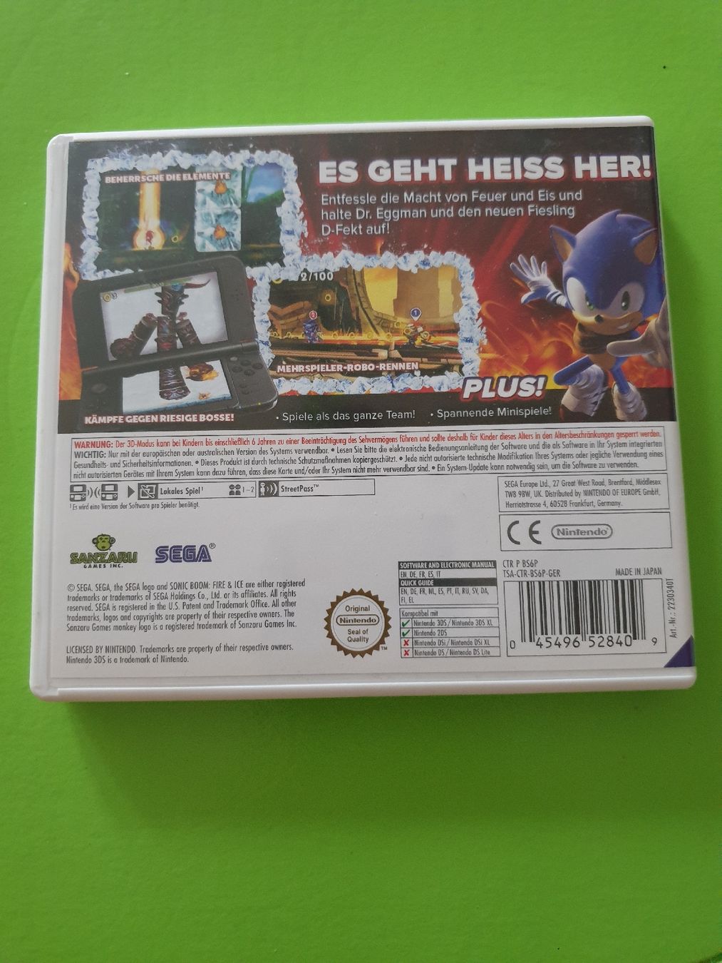 Nintendo Giochi: Sonic Boom Feuer und Eis nintendo 3ds – Usato da Ittigen venduto da Ziok187 2