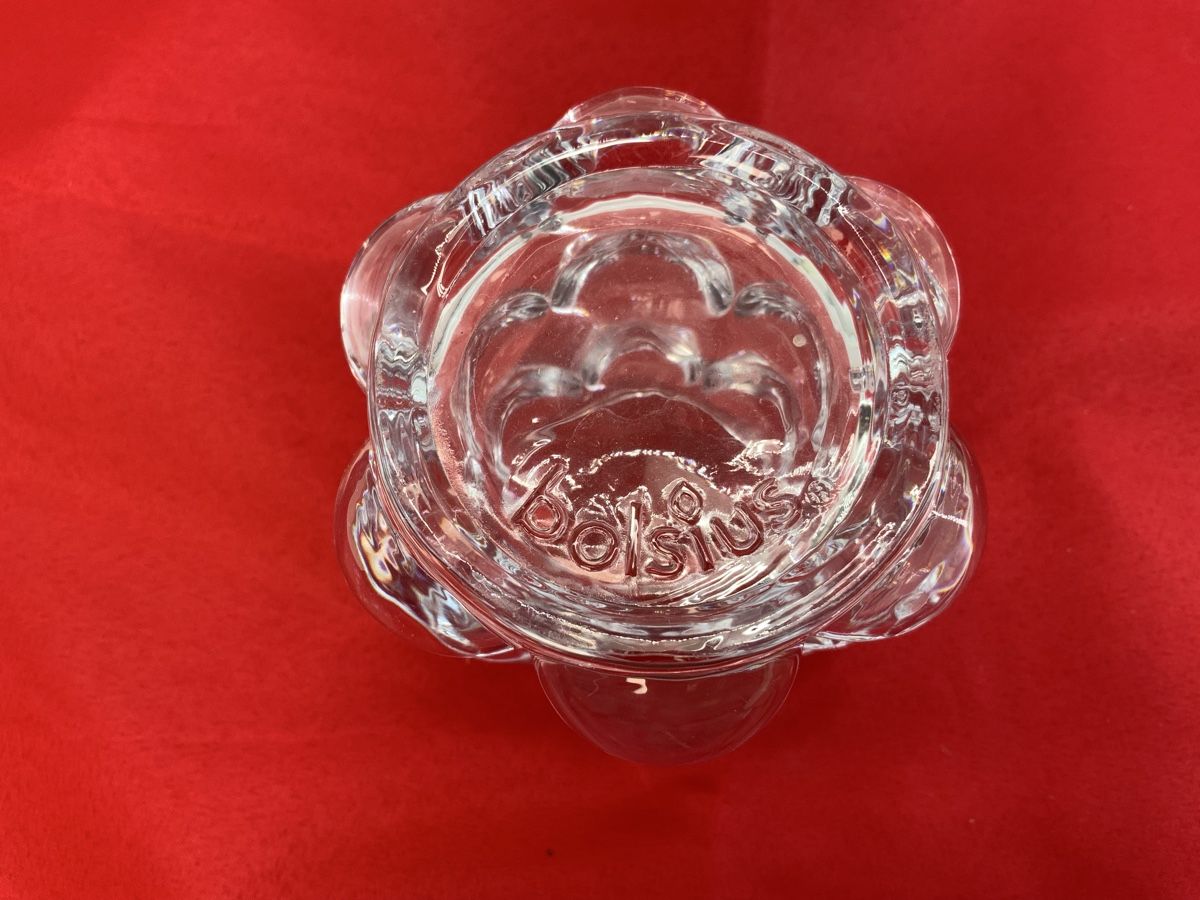 Bicchieri: Vintage Teelichthalter aus Glas, Bolsius – Usato da Erlach venduto da silvia3235 2