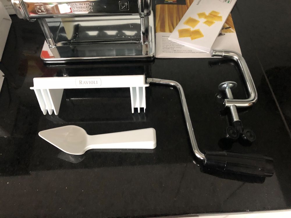 Marcato - Nudelmaschine Atlas 150 Design Pastaschneider Pastawheel - Grün