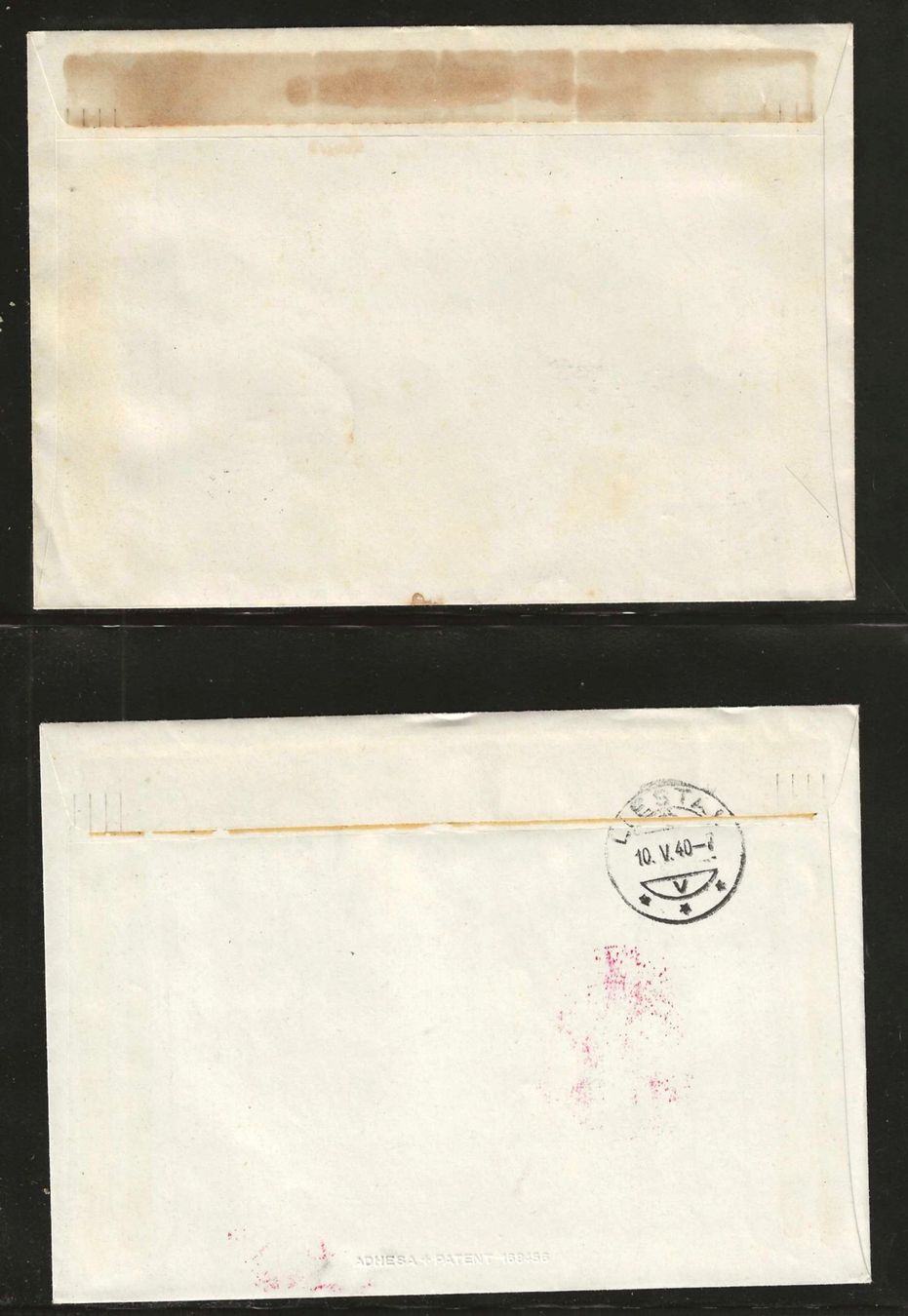 Tutti i francobolli: 1939/1940 : 2 CH Flugpost Briefe – Usato da Gümligen venduto da Geniusbuy 1