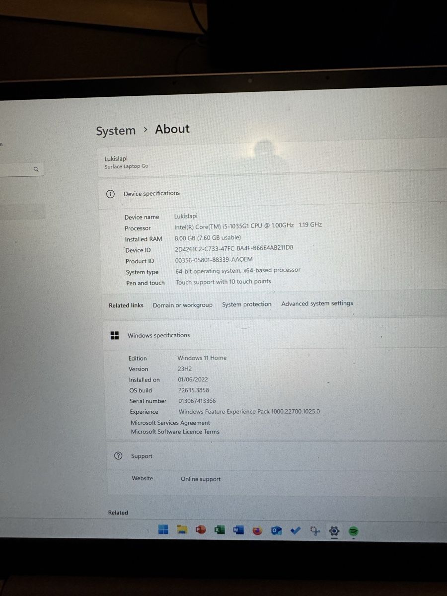 Microsoft Notebook: Microsoft Surface Laptop Go – Usato da Zürich venduto da LukasFroelich 6