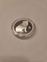 Royal Gibraltar Silber Unze 1996 - Bull Dog - mit Zertifikat