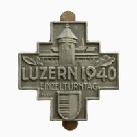Abzeichen Sport Einzelturntag Luzern 1940 LU Turnkreuz