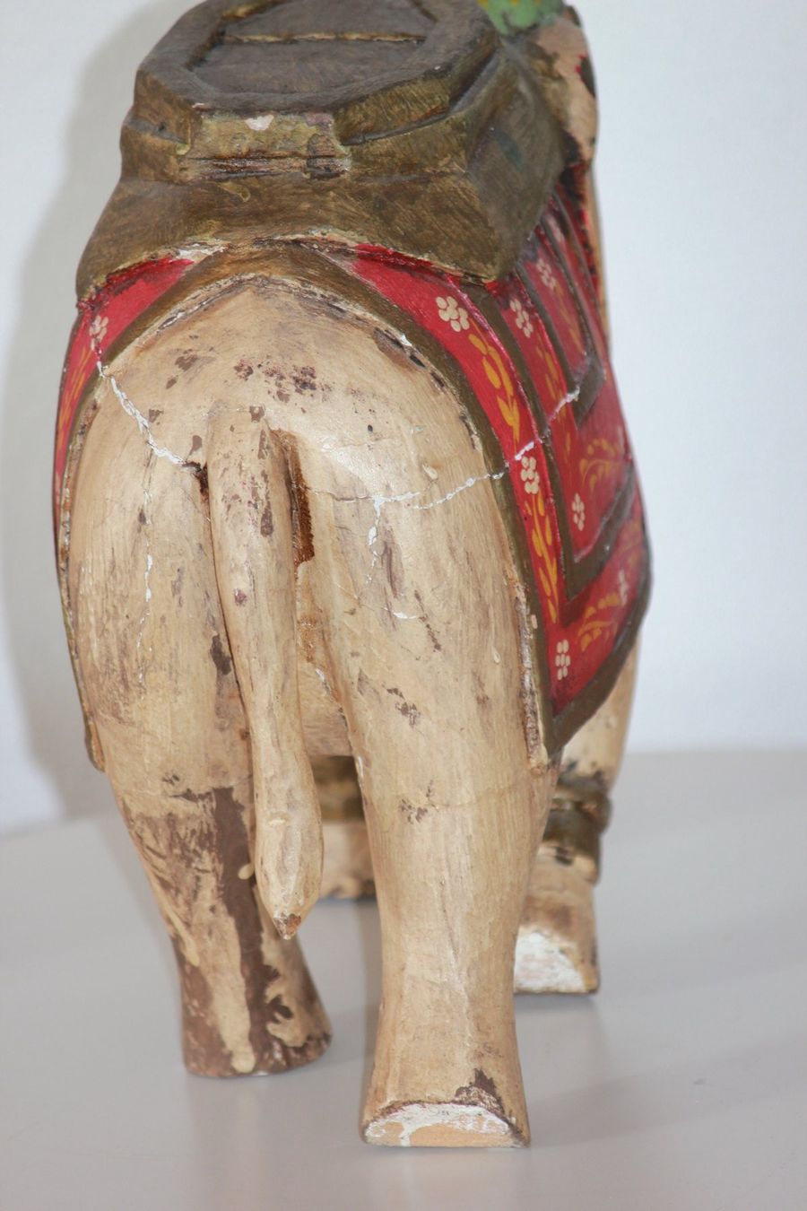 Sculture & Statue: Holz-Elefant aus Indien, weiss – Usato da Wichtrach venduto da LuckyLuke69 9