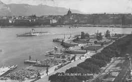 Geneve Battello Boot Schiff poste militare saxitaires