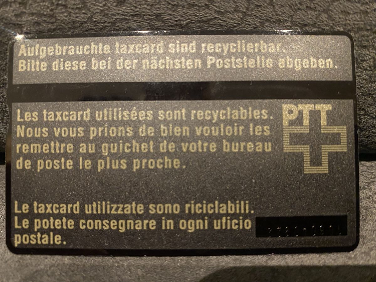 Schede telefoniche: Taxcard 106C neuve – Nuovo (secondo la descrizione) da Lausanne venduto da babacard10 1