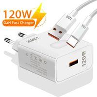 120W Handy-Ladegerät Schnellladung Typ C 3.0 + Kabel