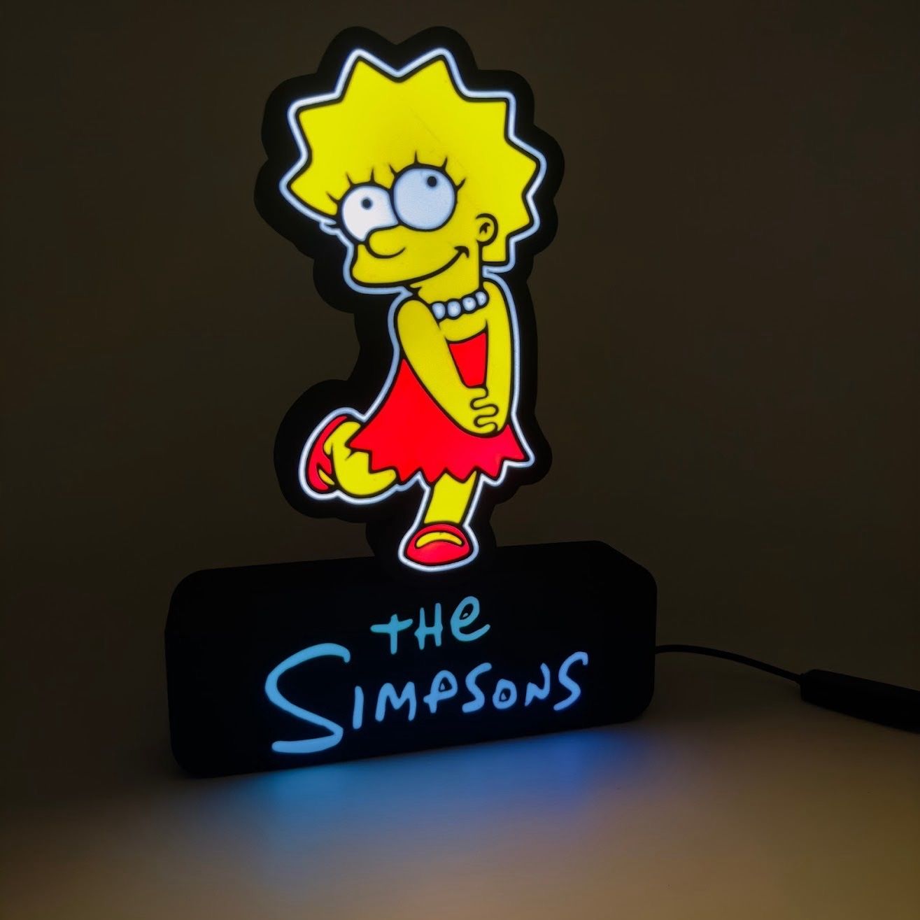 Lampade: Lightbox lampe led SIMPSONS LISA RGB – Nuovo (secondo la descrizione) da Vicques venduto da PAMB3D