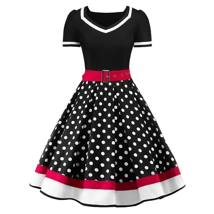 Faszinierend Rockabilly Kleid Gr 50 Ebenbild