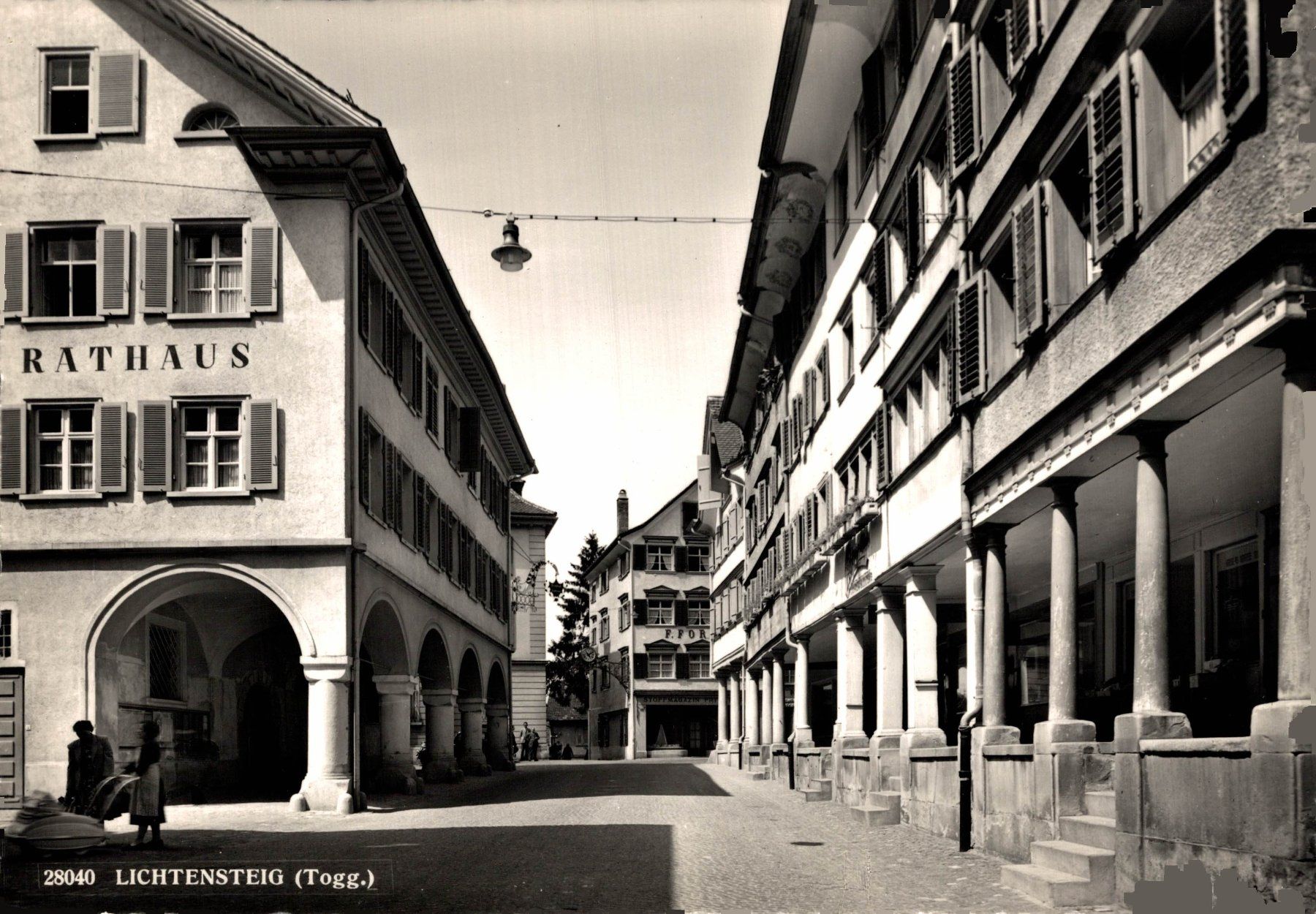 Ansichtskarten: Lichtensteig (Togg.). Rathaus – Gebraucht aus Bronschhofen von Astore