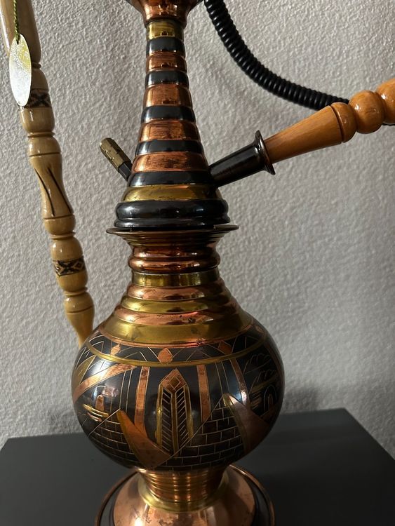 🔥ORIGINAL XXL ÄGYPTISCHE SHISHA - HANDMADE 🔥 WIE NEU 🔥 (Neuf (Voir ...