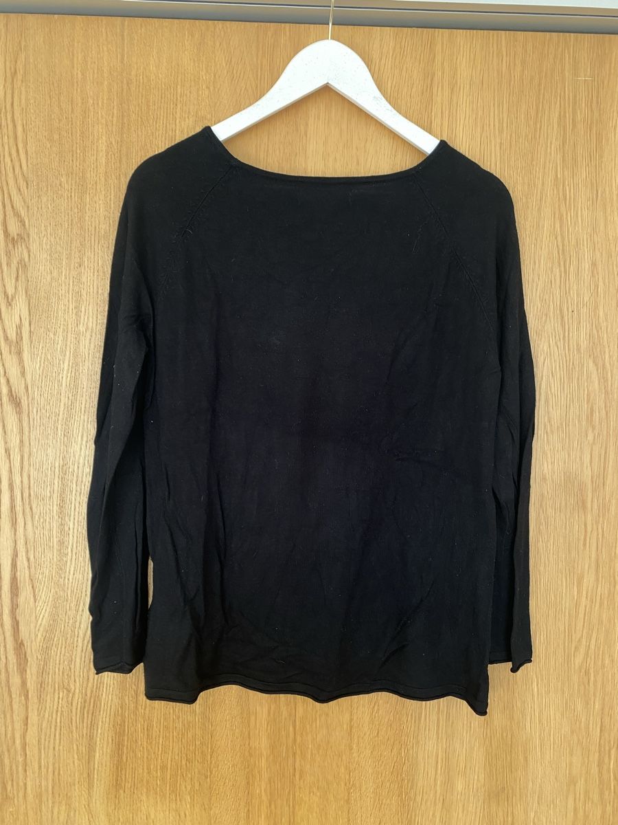 Maglioni & Felpe: dünner Pullover / Langarmshirt schwarz Grösse S – Usato da Ittigen venduto da carpediempotato 1