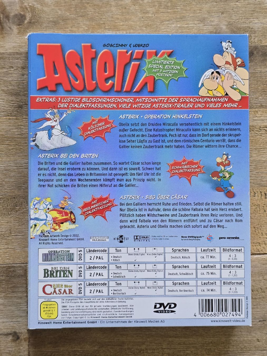 Alle DVDs: Asterix DVD Box - Limited Edition - inkl. 3 Poster – Gebraucht aus Güttingen von Odhin 2