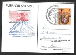 Österreich WIPA Grussarte 50. Jahre Graf Zeppelin 31.5.1981