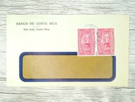 TR76 Enveloppe + Timbre Costa Rica 19xx
