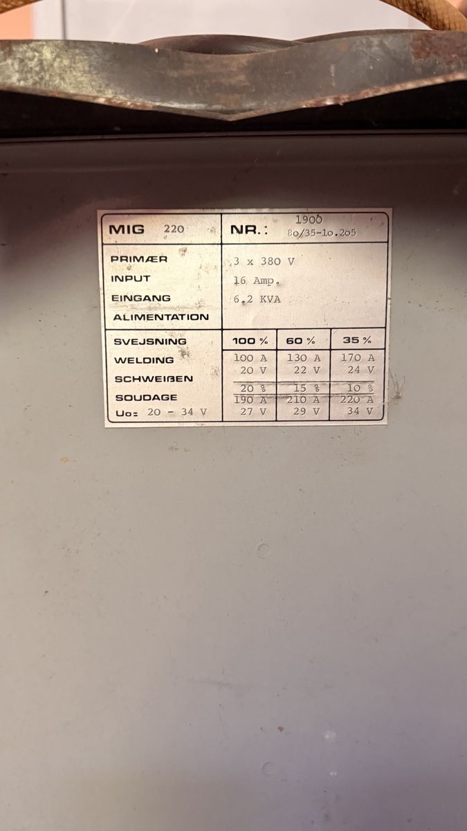 Saldatori: Schweissergerät MIG 220 – Usato da Evilard venduto da Drinkmilch71 3