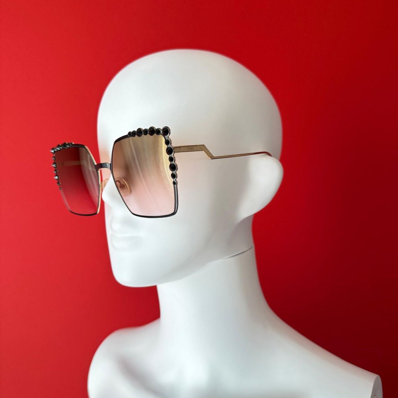 Fendi Occhiali & Lenti: Fendi, Blumenrand, neuwertig, oversized – Usato da Oberarth venduto da SSS. 2