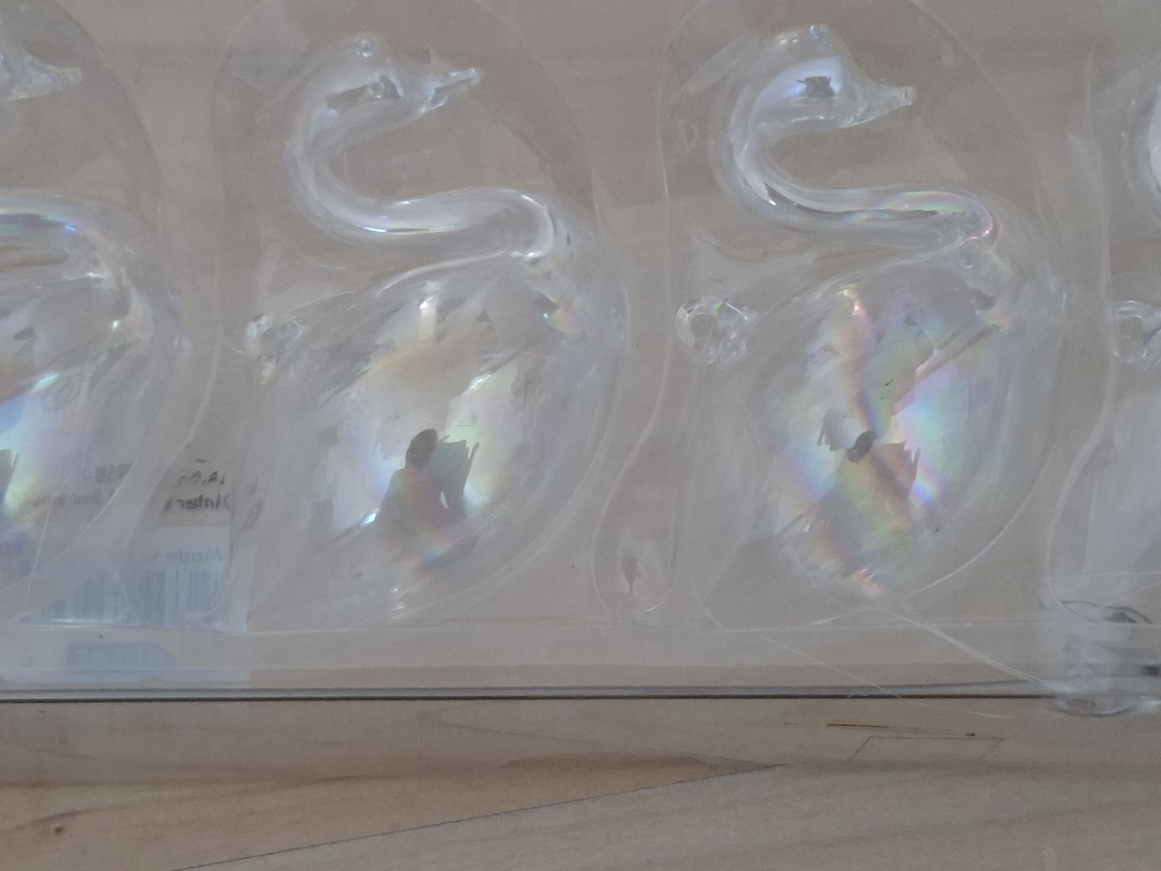 Tutte le decorazioni: 4 Schwäne saß Glas, Versand auch möglich – Nuovo e nell'imballaggio originale da Neuenhof venduto da summer_25 2
